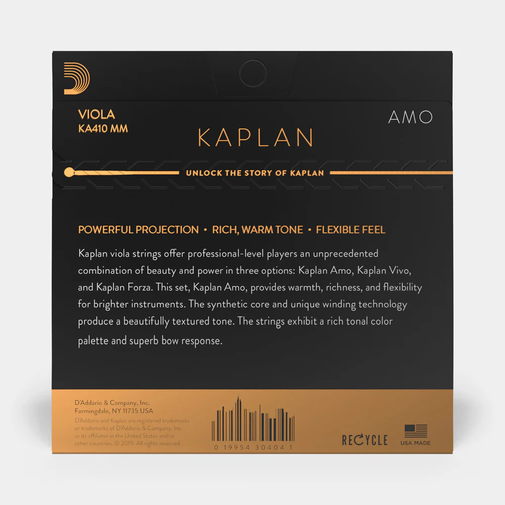 Kaplan Amo Viola String Set - Image 3