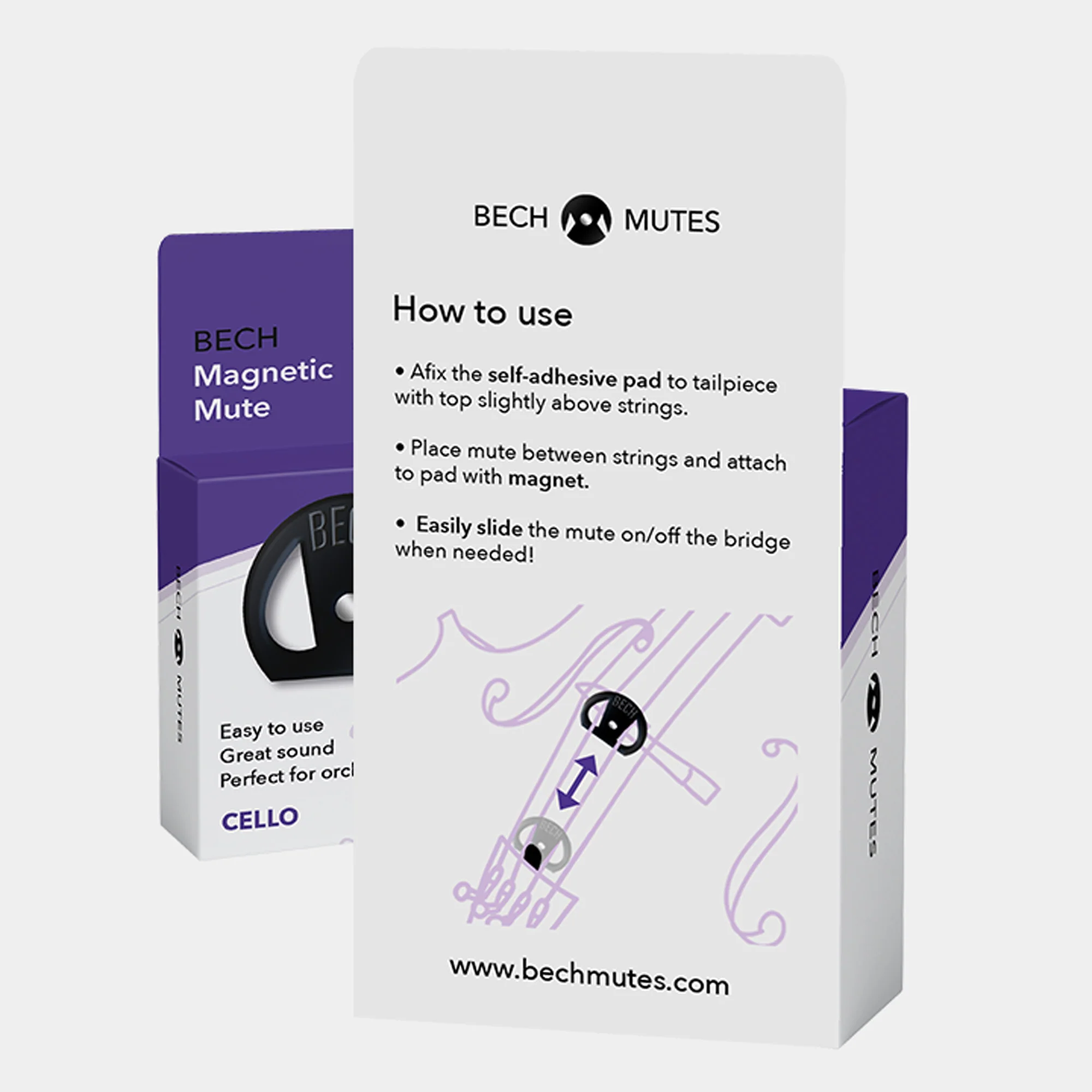 Magnetic Cello Mute - Image 2