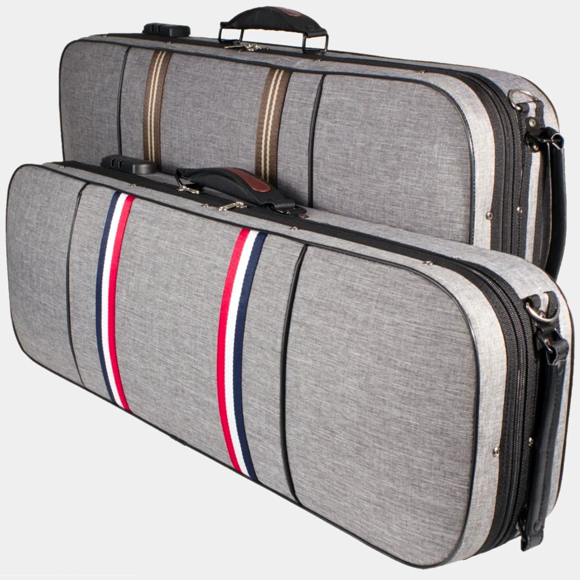 Oblong Striped Violin Case - Image 5